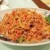Fried rice with rice wine