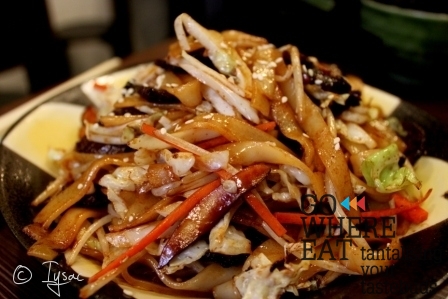 Vegetarian fried beef hor fun Vegetarian fried beef hor fun