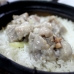 Claypot rice with pork and salty fish