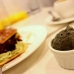 Black seasame ice-cream