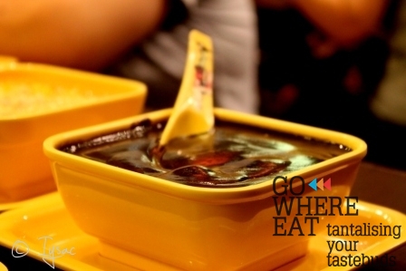 Black seasame dessert + Glutinous-Rice balls Black seasame dessert + Glutinous-Rice balls