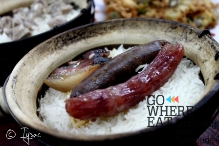 Chinese-preserved meat combination claypot rice 臘味煲仔飯 Chinese-preserved meat combination claypot rice 臘味煲仔飯