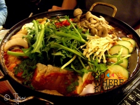 Seafood hot pot for share Seafood hot pot for share
