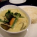 Green Curry Chicken on rice