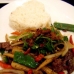Stir fry beef with spices and herbs Stir fry beef with spices and herbs