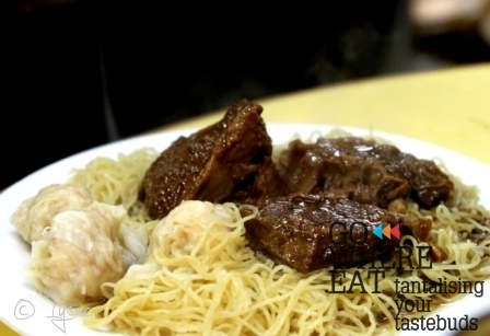 Wanton + beef briskets noodles Wanton + beef briskets noodles