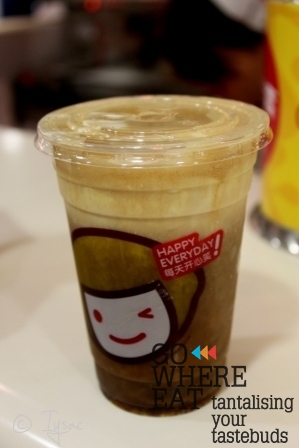 Iced coffe in cheese flavour