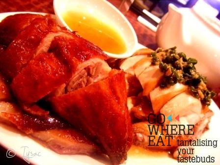 Roasted duck + chicken Roasted duck + chicken