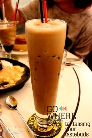 Iced coffee with ice-cream Iced coffee with ice-cream