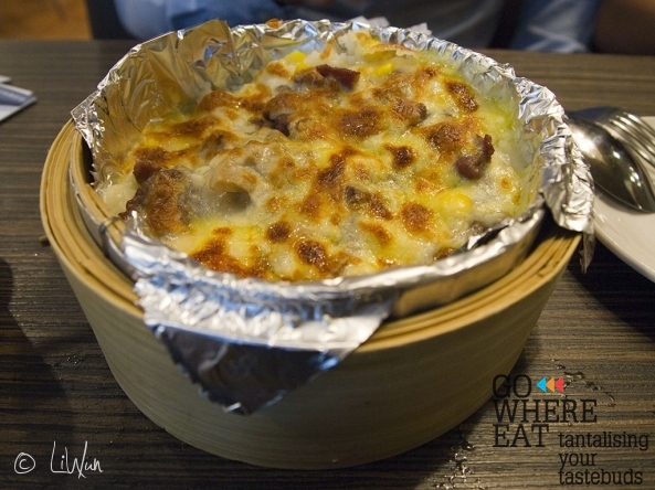 HK style cheese baked rice with beef