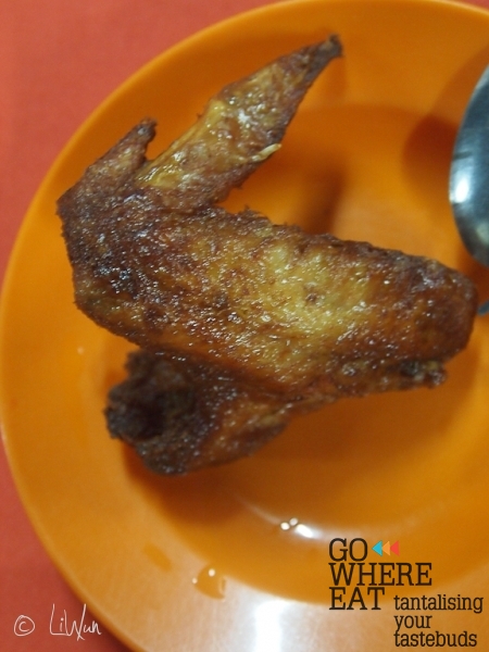 crispy fried chicken wing