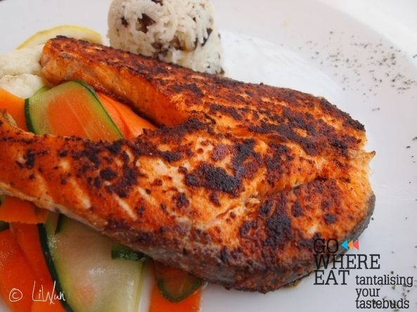 salmon steak salmon steak