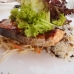 salmon steak in teriyaki sauce